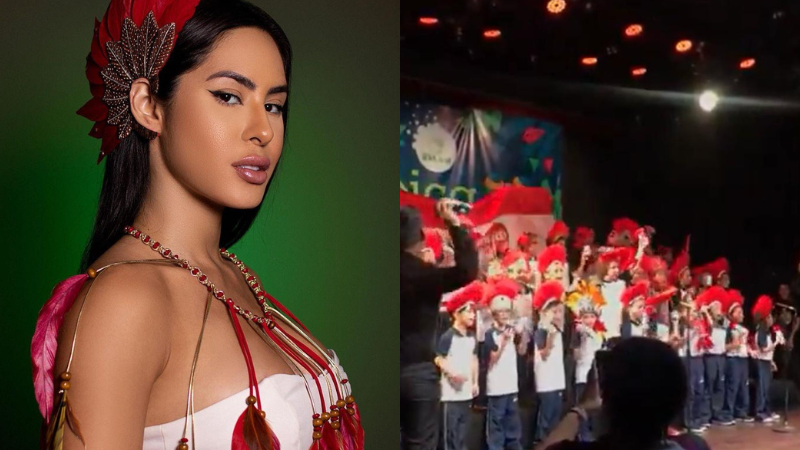 Após efeito Isabelle, escola viraliza ao fazer homenagem a Boi de Parintins