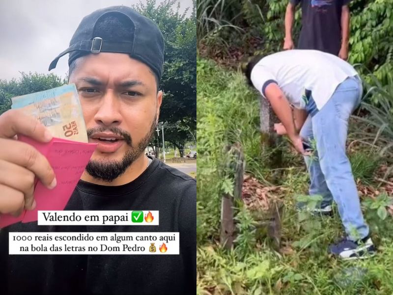 Blogueiro esconde mil reais na ‘Bola das Letras’ e prefeitura reage