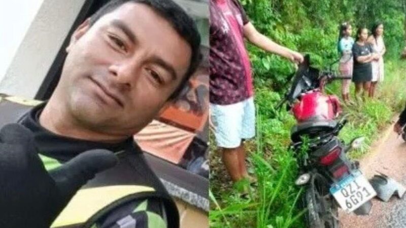 Homem morre após ser arremessado de motocicleta durante grave acidente em Manacapuru