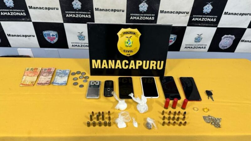 “Velhinho” é preso enquanto estava indo vender drogas no ramal do Calado no Amazonas