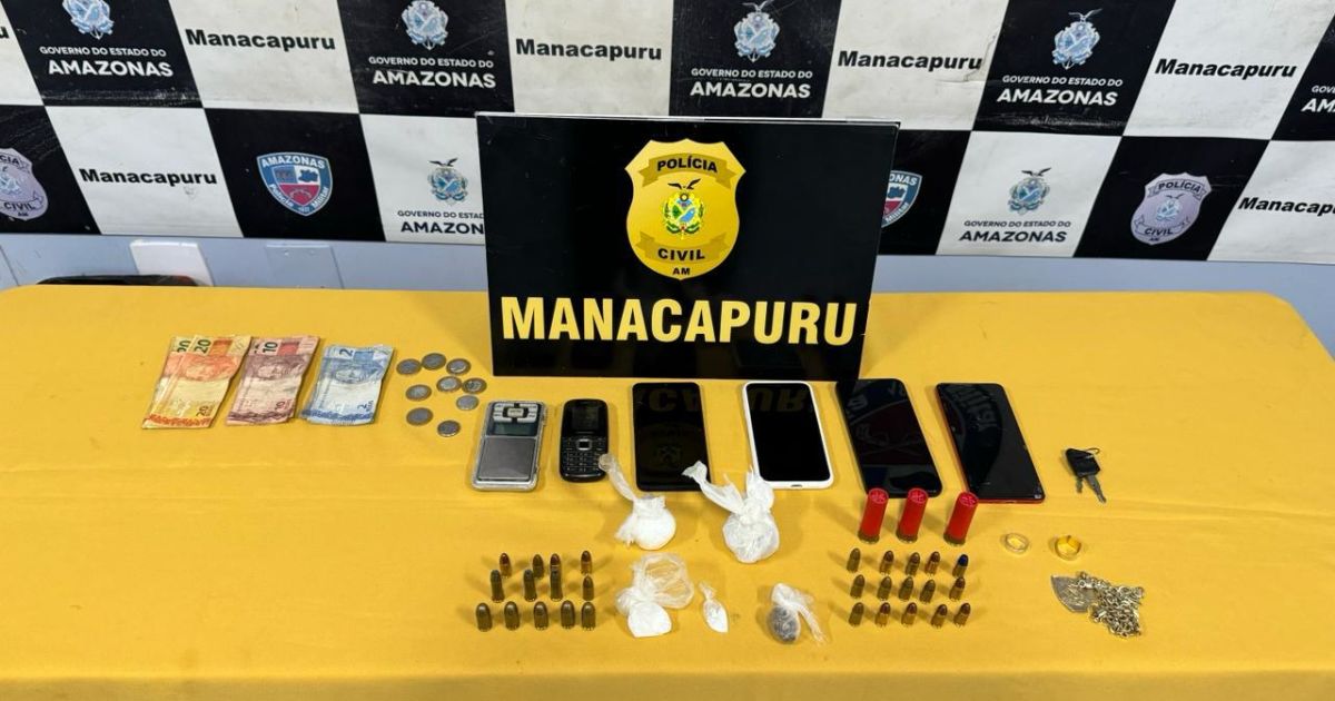 “Velhinho” é preso enquanto estava indo vender drogas no ramal do Calado no Amazonas