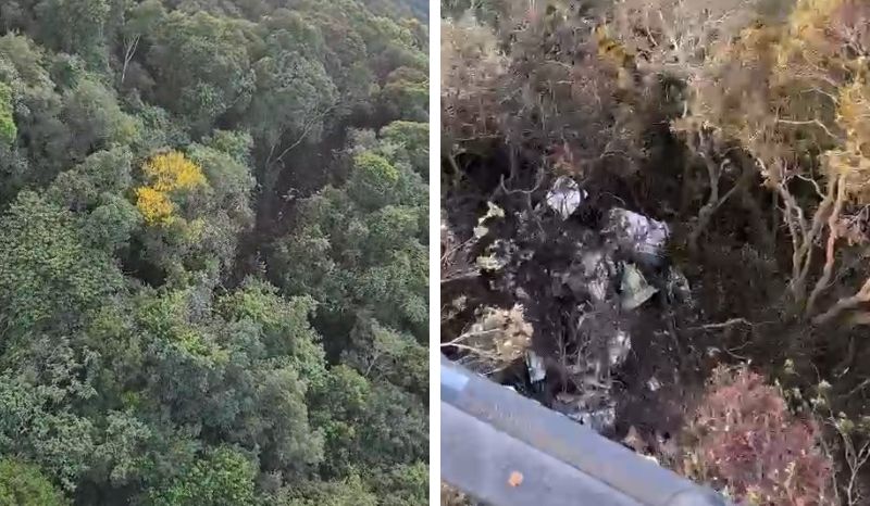 avião desaparecido é encontrado em área de mata em Jundiaí