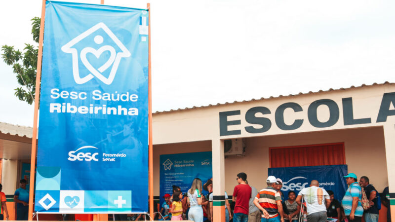 ‘Sesc Saúde Ribeirinha’ leva serviços gratuitos para comunidade no AM