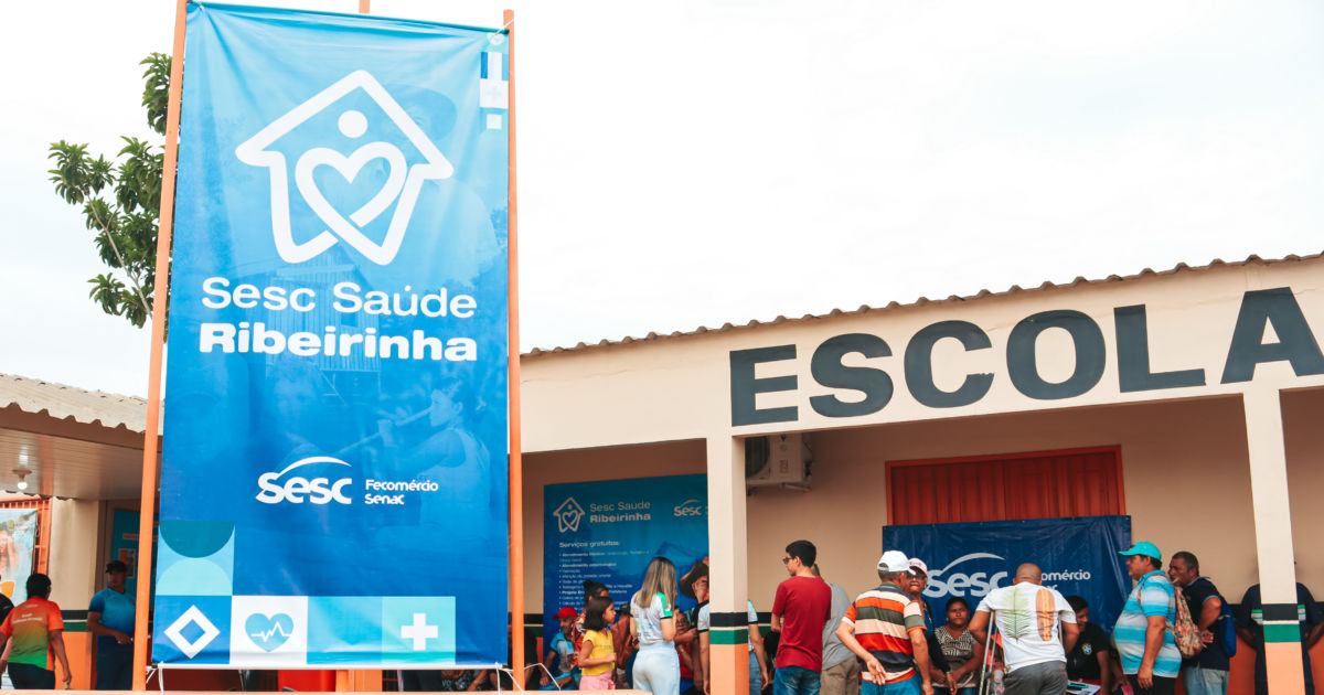 ‘Sesc Saúde Ribeirinha’ leva serviços gratuitos para comunidade no AM