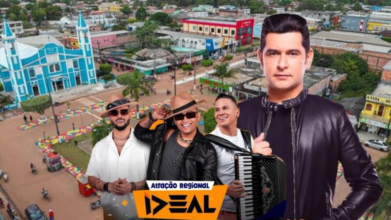 Léo Magalhães e Forró Ideal são atrações confirmadas na festa do trabalhador em Autazes