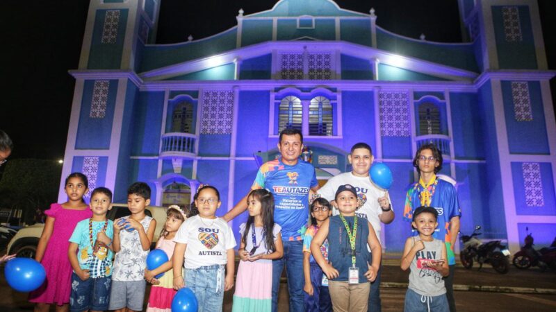 Josivan Pinheiro participa da caminhada em alusão ao dia mundial do Autismo