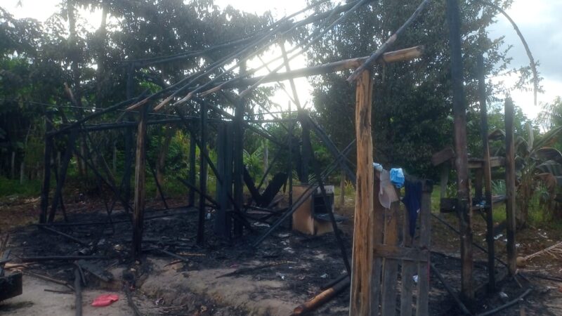 Homem incendeia casa de companheira após vítima negar dinheiro para bebida