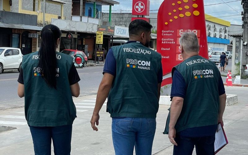 Nova pesquisa de preços dos combustíveis nos postos da cidade é realizada pelo Procon Manaus