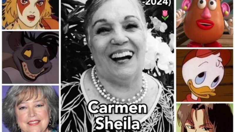 Carmen Sheila nos deixou aos 79 anos
