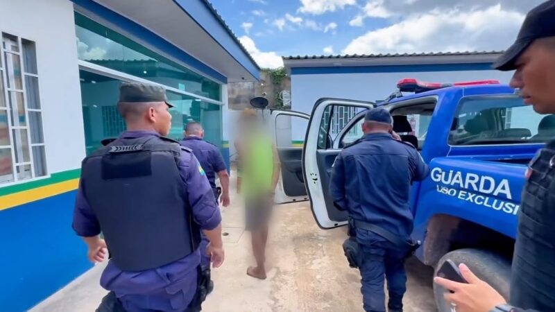 Guarda Municipal de Nova Olinda prende ladrão de peças de mármore de cemitério