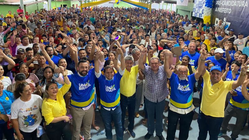 Jocione Souza lança Raiz à pré-candidato a prefeito de Novo Aripuanã em grande evento