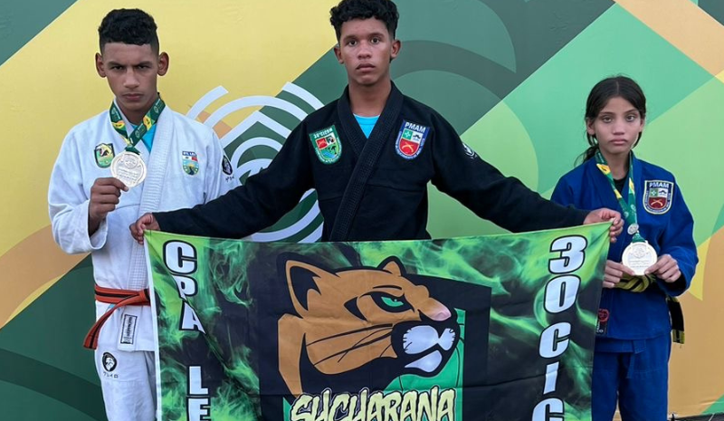 Alunos de projeto da PMAM são destaques em Campeonato Brasileiro de Jiu-Jitsu