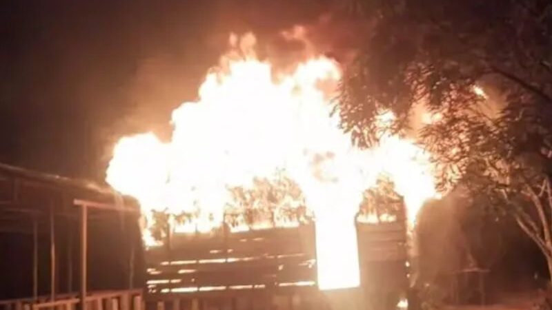 Criança indígena morre ser queimada durante incêndio em casa no AM