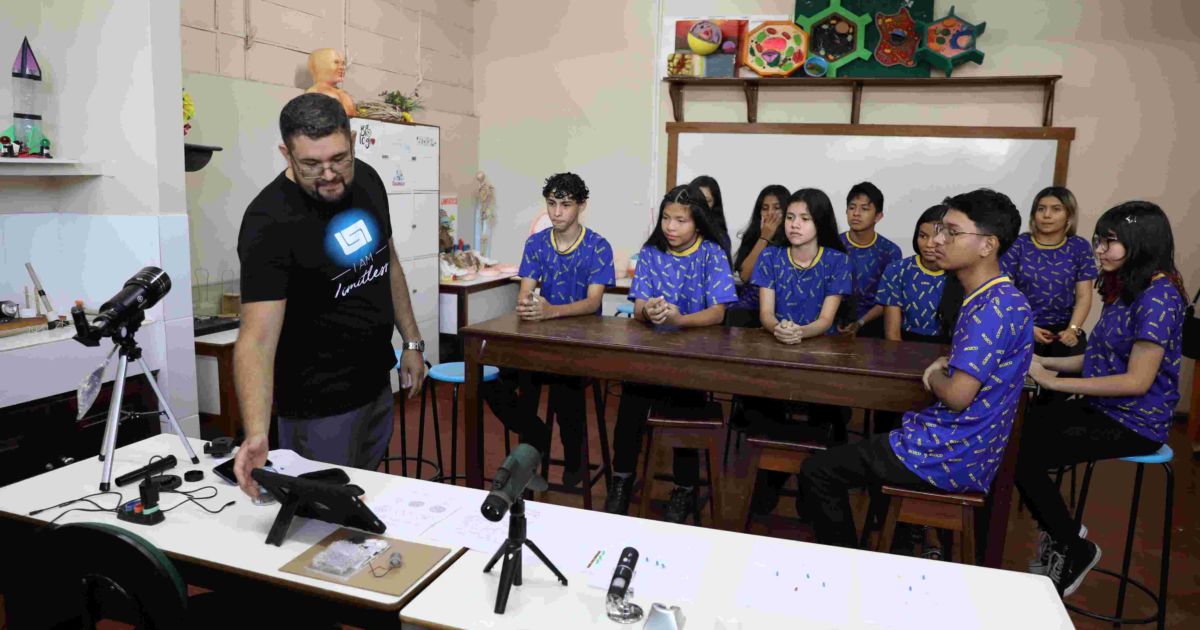 Projeto estimula o estudo da Física e a exploração espacial em escola do AM