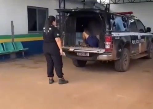 Adolescente de 13 anos relata estupr0 em escola e padrasto é preso no Amazonas