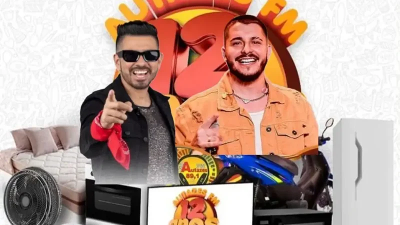 George Japa e Jyou Gerra são atrações na festa da Rádio Autazes Fm