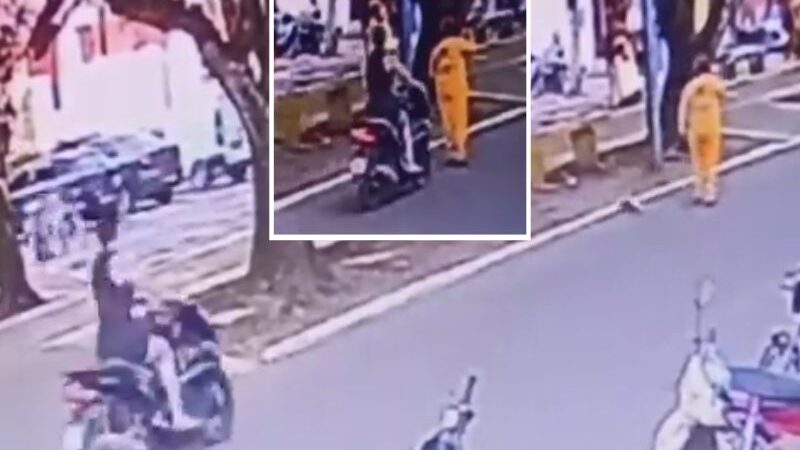 Motoqueira atropela mulher e foge no Amazonas