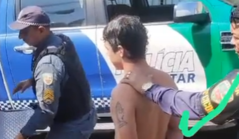 Suspeito é preso por agredir mulher com cabo e faca em Manaus