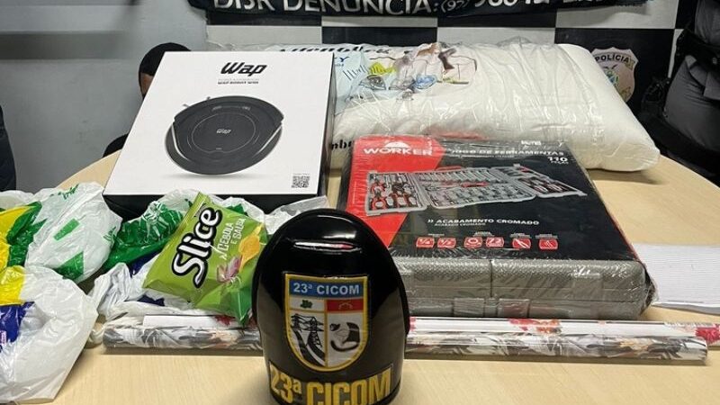 Homem é preso por roubar produtos de loja em Manaus