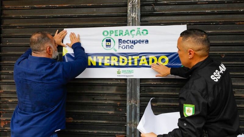 Assistências técnicas de celulares são interditadas na Operação RecuperaFone