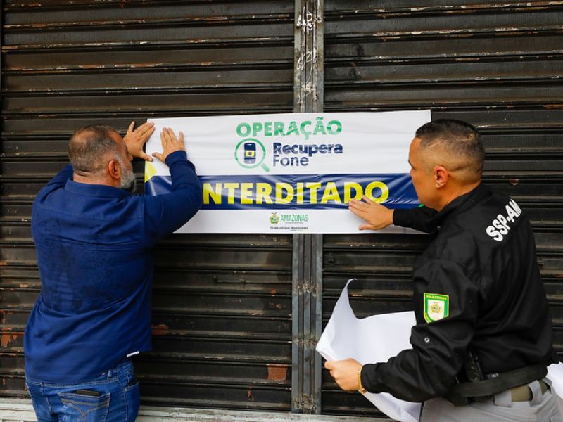 Assistências técnicas de celulares são interditadas na Operação RecuperaFone