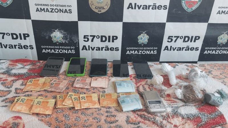 Irmãs são presas com drogas e mais de R$ 3 mil oriundos do tráfico no AM