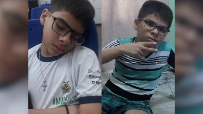 Menino autista de 15 anos está desaparecido em Manaus; família pede ajuda