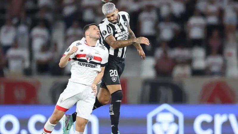 São Paulo e Botafogo jogam por vaga na semifinal da Libertadores