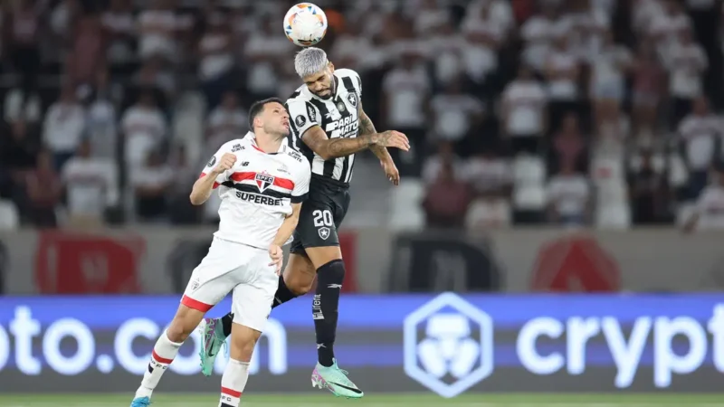 São Paulo e Botafogo jogam por vaga na semifinal da Libertadores