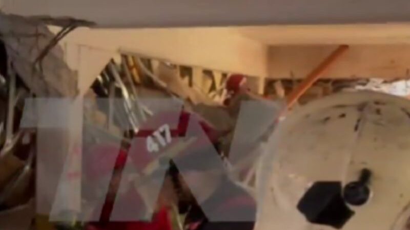 Hotel cai e deixa pessoas soterradas