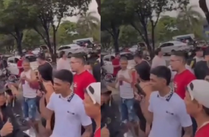 Polícia busca homem flagrado com arma em evento de rua em Manaus