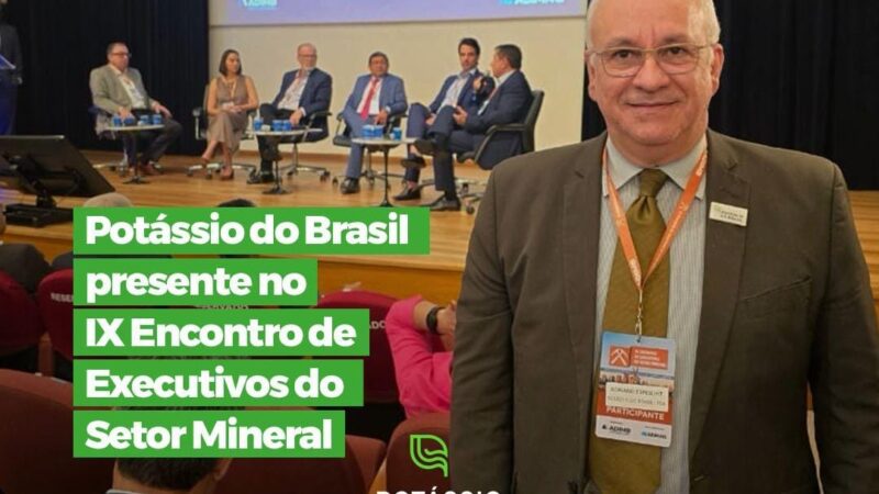 O presidente da Potássio Adriano Espeschit, participa do IX Encontro de Executivos do Setor Mineral