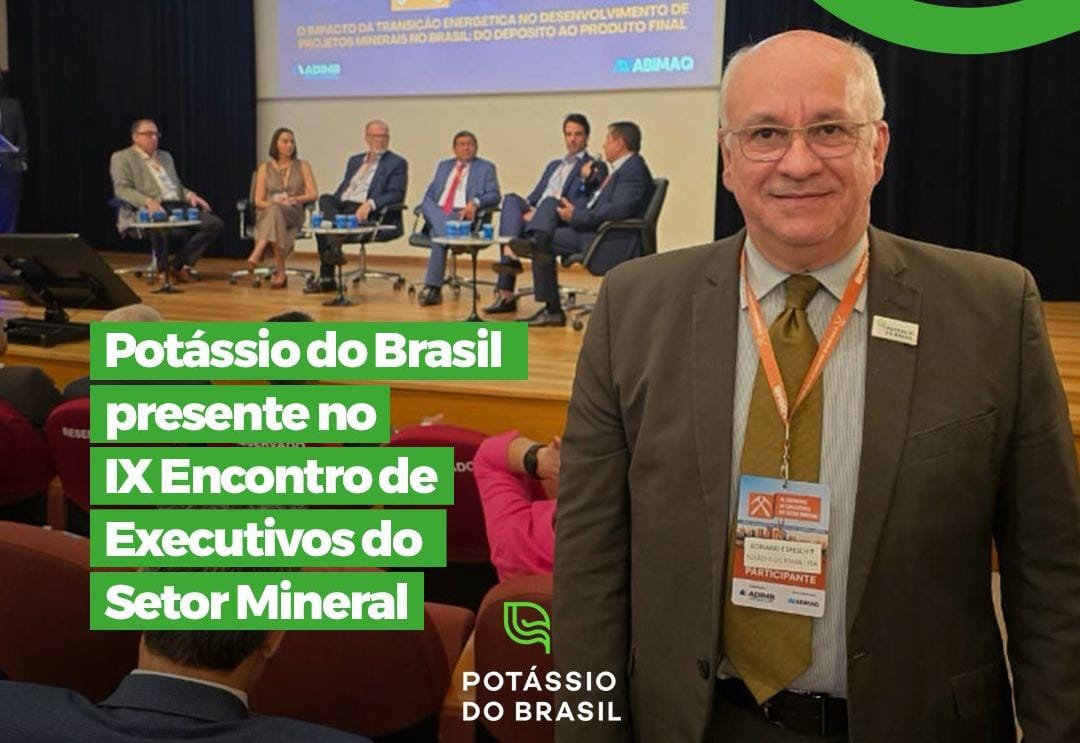O presidente da Potássio Adriano Espeschit, participa do IX Encontro de Executivos do Setor Mineral