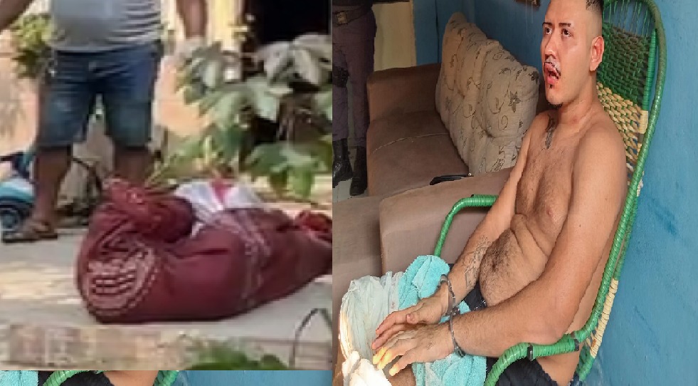 Suspeito de matar ex-mulher a facadas é punido com tiros no joelho pelo ‘Tribunal do Crime’ em Manaus