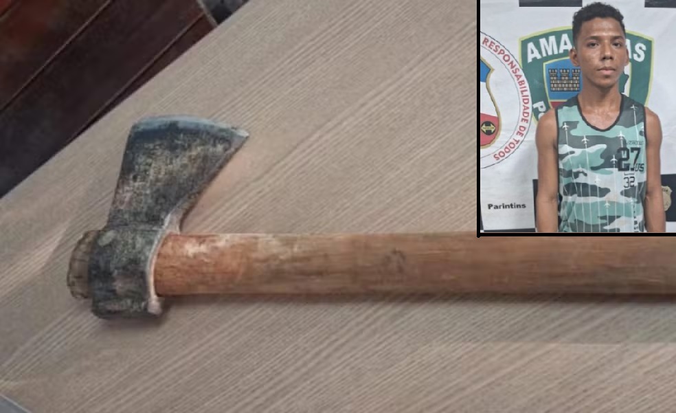 Homem é preso suspeito de matar padrasto com golpes de machado em Parintins