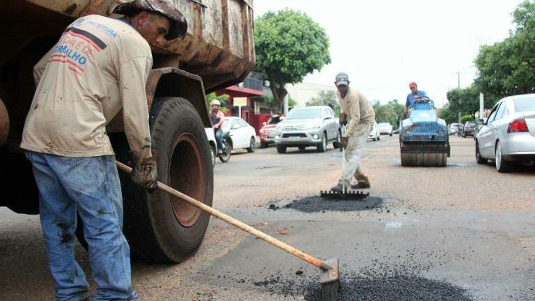 Operação “Tapa-Buraco” poderá ocorrer em dois bairros de Campo Grande