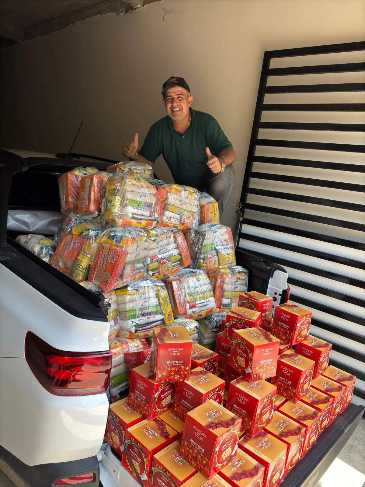 Higino Chíxaro, futuro vice-prefeito de Novo Aripuanã, doa salário para cestas básicas pelo quarto ano consecutivo