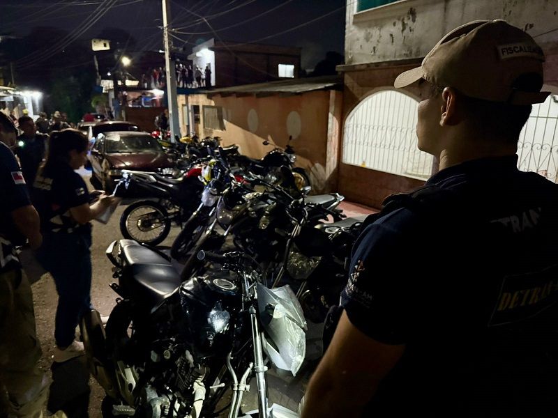 32 motos apreendidas e plano criminoso desarticulado em Manaus