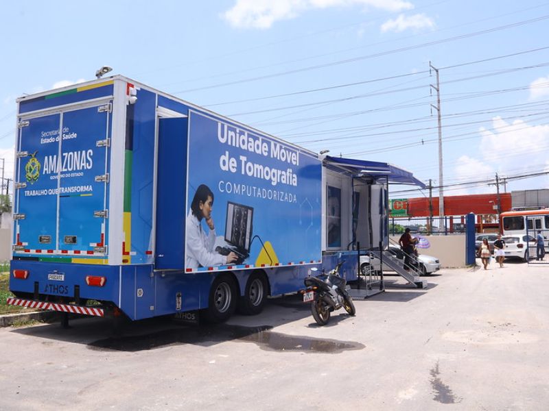 Carretas da Saúde oferecem 4,2 mil exames na zona norte de Manaus