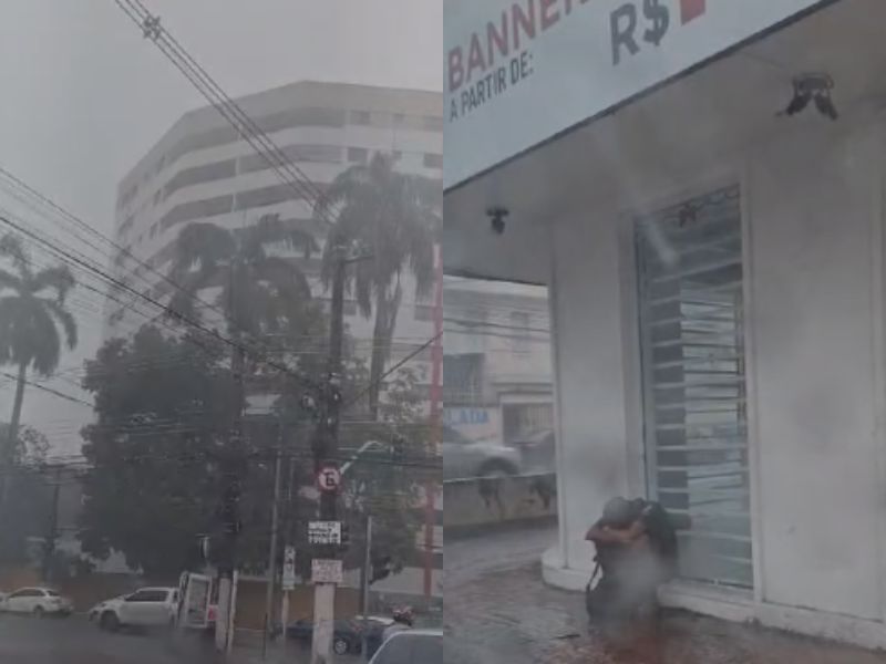 Forte chuva atinge diversas zonas de Manaus • Portal Tucumã