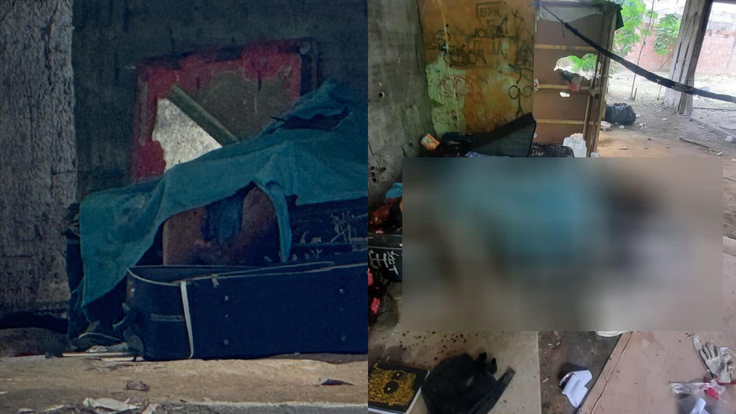 Moradores de rua são encontrados degolados em prédio abandonado em Manaus