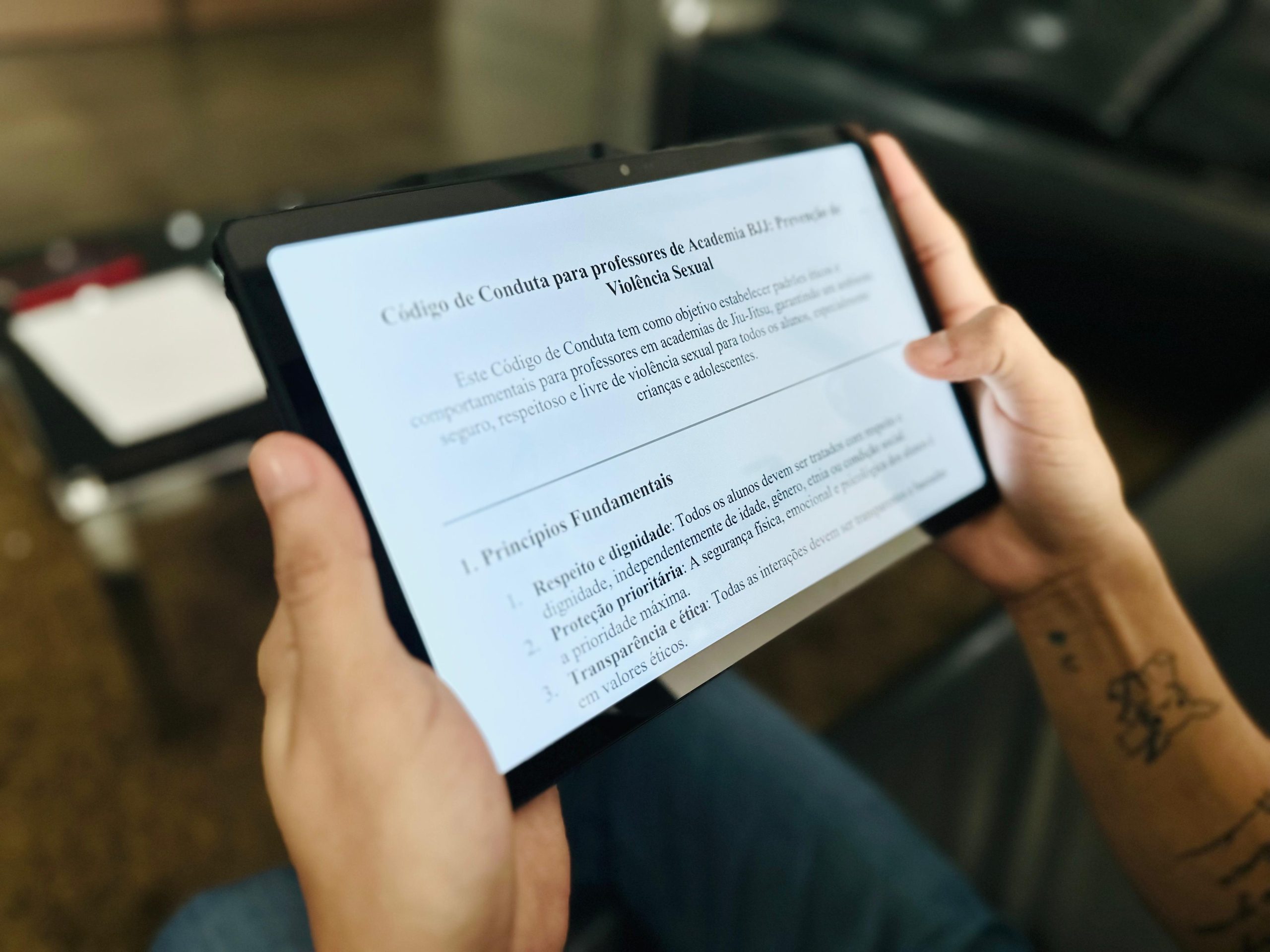 PC-AM lança Código de Conduta para prevenir violência sexual contra crianças e adolescentes em academias de Jiu-Jítsu