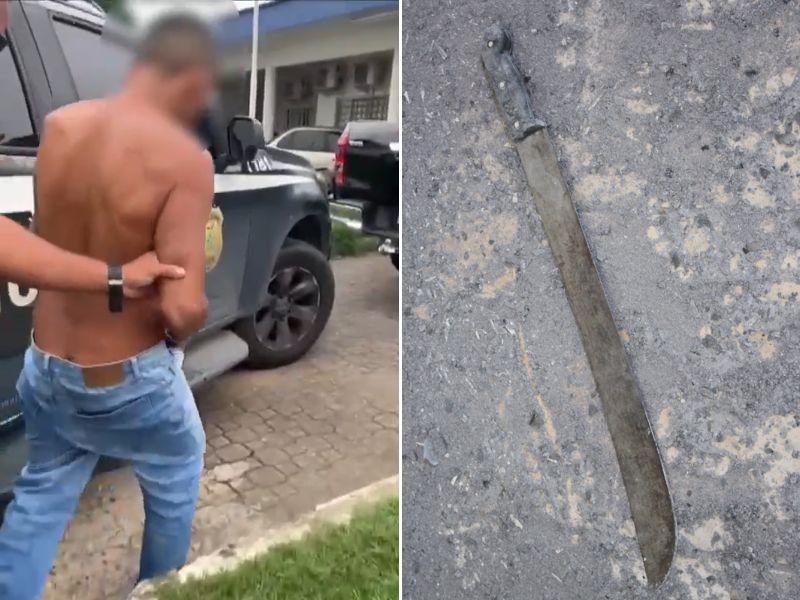 Vulgo “Broz” mata rival a terçadada e é preso 15 anos depois em Manaus