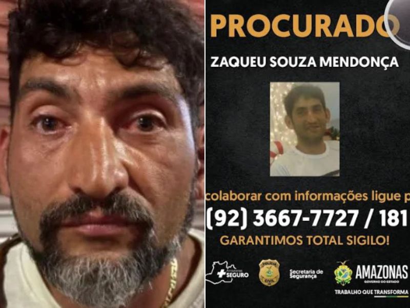 “Zaqueu”, suposto líder do CV, é preso com CNH falsa em Manaus