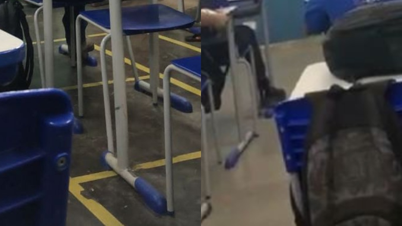 Aluno ‘valentão’ intimida professor após chegar atrasado na aula