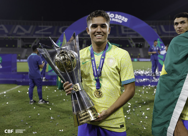 Brasil conquista Sul-Americano Sub-20 com amazonense Paulinho no elenco