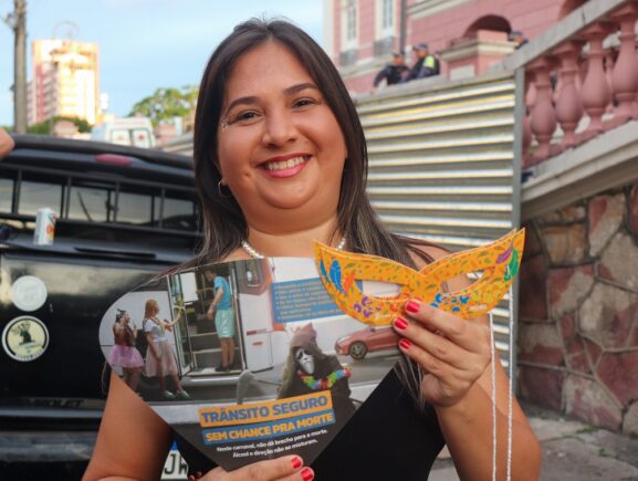 Carnaval na Floresta 2025: Detran-AM promove ação de conscientização nas bandas da Bica e da Difusora