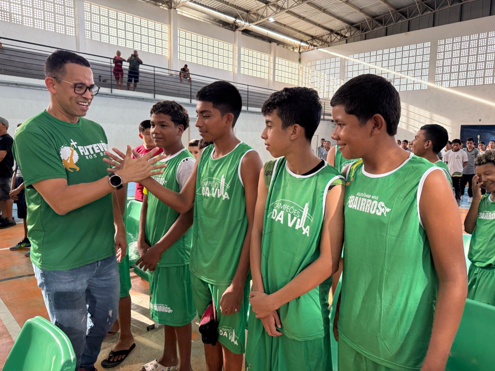 Em Tabatinga, equipe técnica da Sedel dá início às atividades esportivas do Pelci em 2025