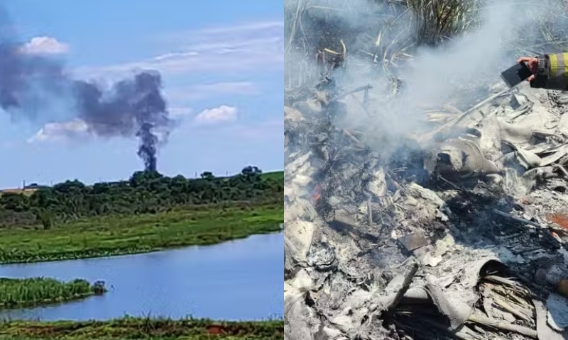 Queda de avião faz vítimas fatais no interior de SP