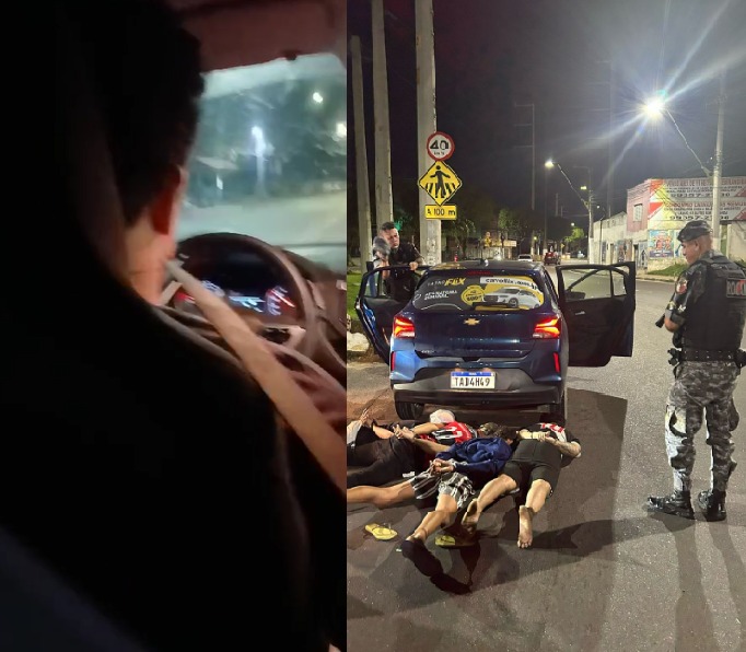 Adolescentes da ‘Liga do Ódio’ filmam sequestro de motorista em Manaus